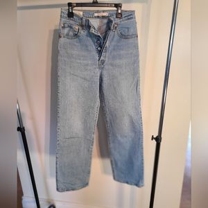 Levi's ribcage high buttonfly sz26